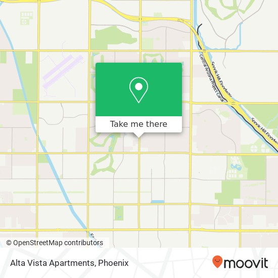 Alta Vista Apartments map