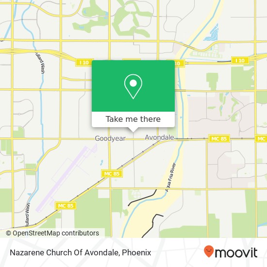 Nazarene Church Of Avondale map
