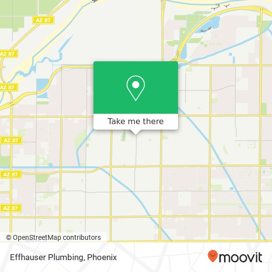 Mapa de Effhauser Plumbing