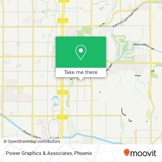 Power Graphics & Associates map