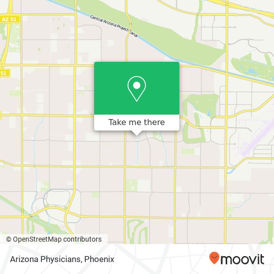 Arizona Physicians map