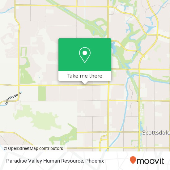 Mapa de Paradise Valley Human Resource