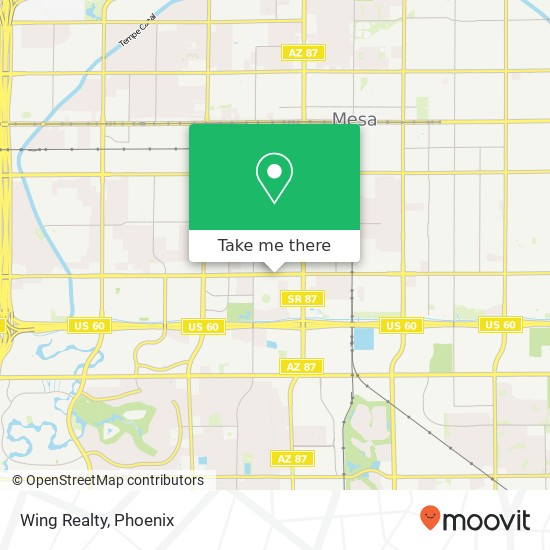 Wing Realty map