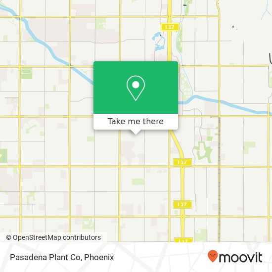 Pasadena Plant Co map