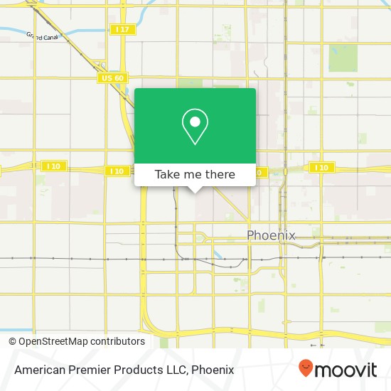 Mapa de American Premier Products LLC