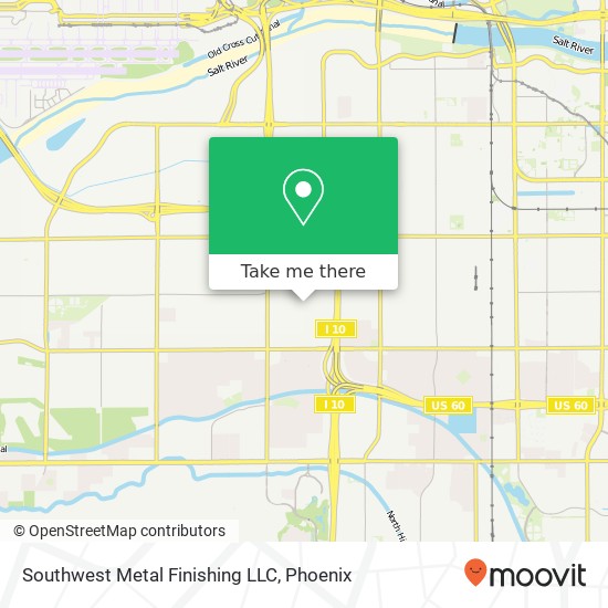 Southwest Metal Finishing LLC map