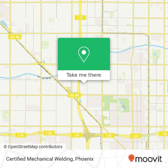 Mapa de Certified Mechanical Welding