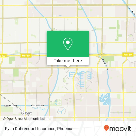 Mapa de Ryan Dohrendorf Insurance