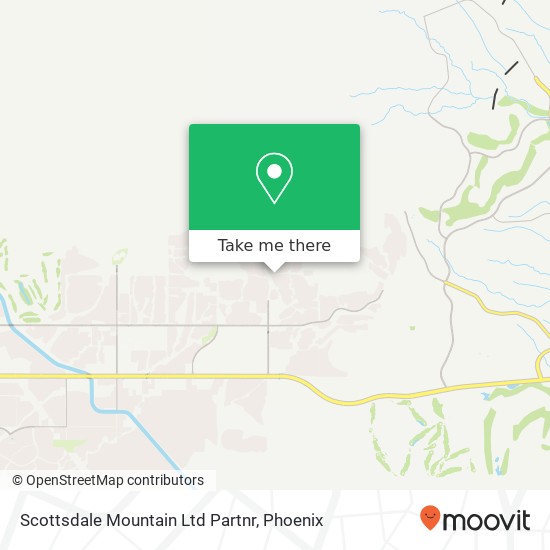 Scottsdale Mountain Ltd Partnr map
