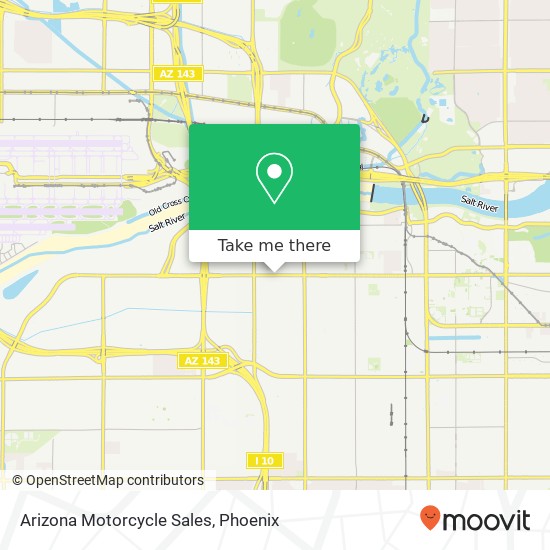 Arizona Motorcycle Sales map