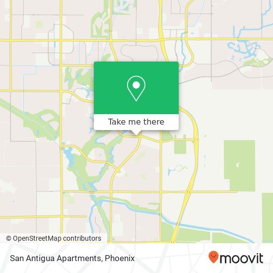 San Antigua Apartments map