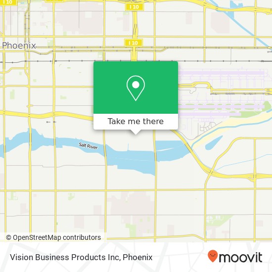 Mapa de Vision Business Products Inc