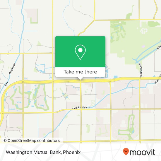 Washington Mutual Bank map