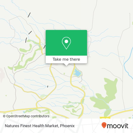 Mapa de Natures Finest Health Market