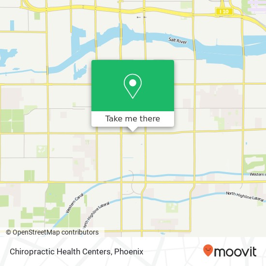Chiropractic Health Centers map