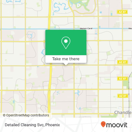 Mapa de Detailed Cleaning Svc