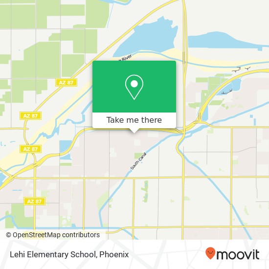 Mapa de Lehi Elementary School