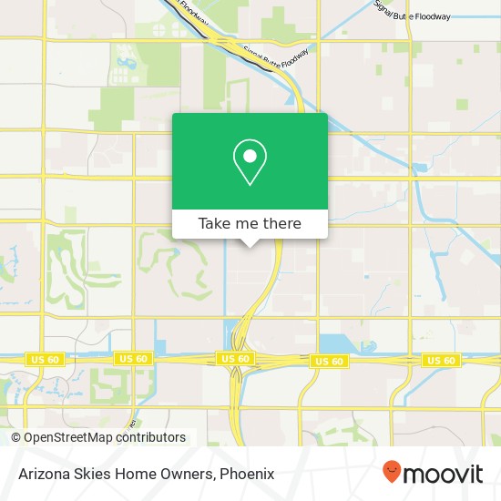 Mapa de Arizona Skies Home Owners