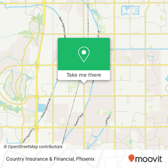 Country Insurance & Financial map