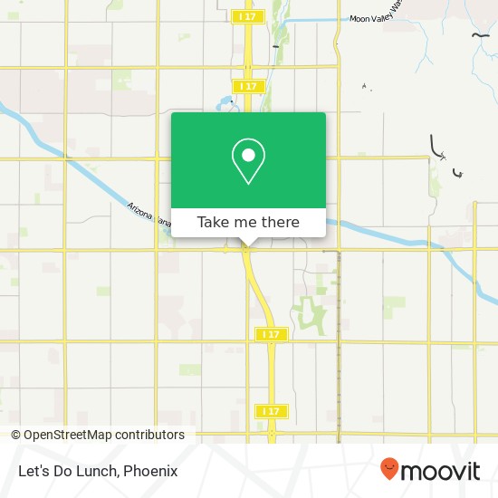 Let's Do Lunch map