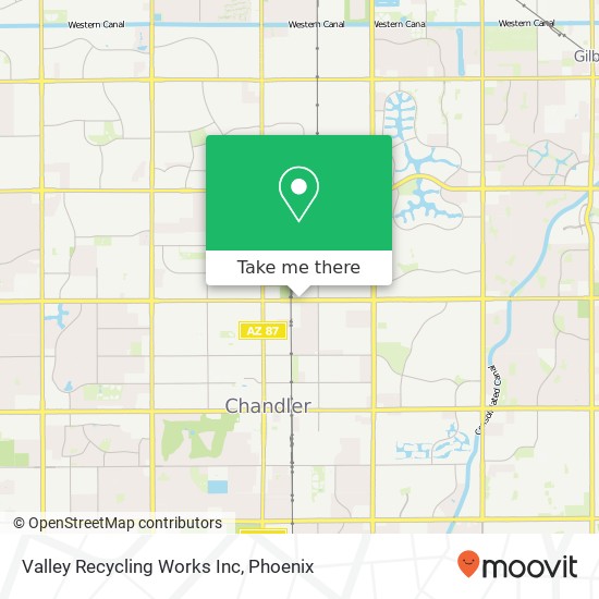 Valley Recycling Works Inc map