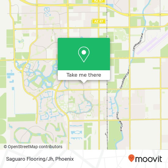 Mapa de Saguaro Flooring/Jh