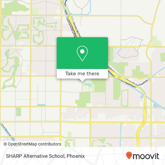 SHARP Alternative School map