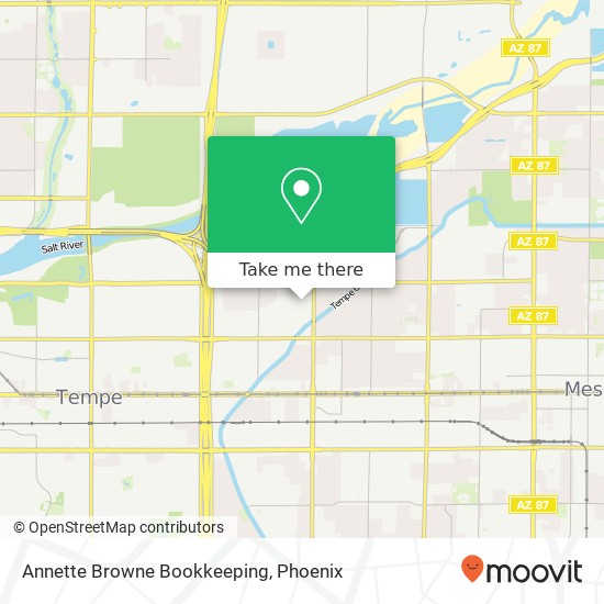 Annette Browne Bookkeeping map