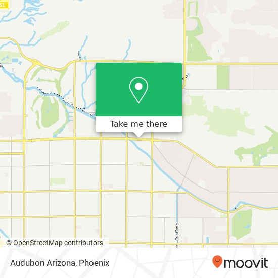 Mapa de Audubon Arizona
