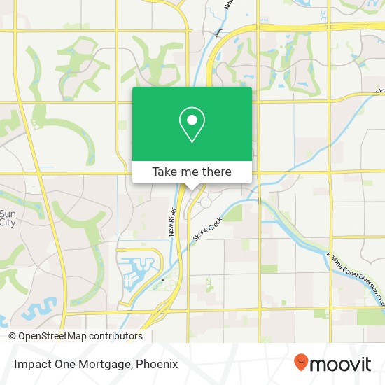 Impact One Mortgage map