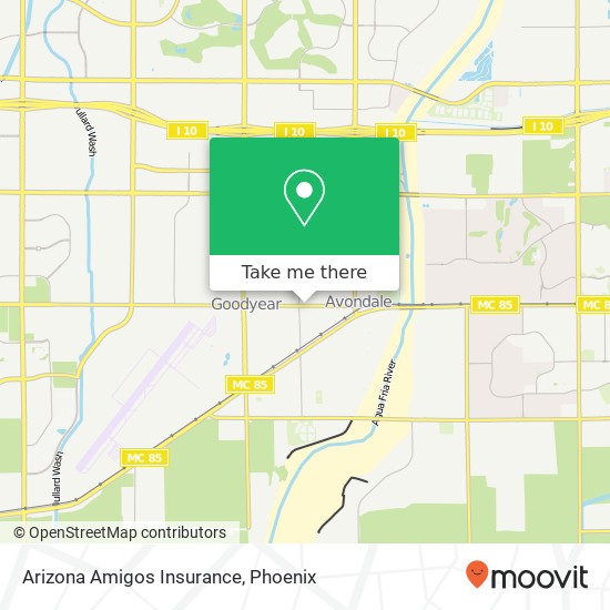 Arizona Amigos Insurance map