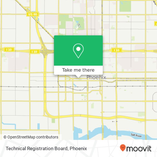 Technical Registration Board map