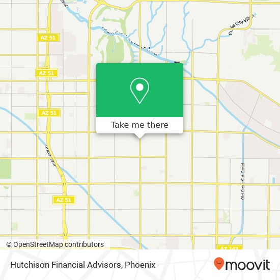 Mapa de Hutchison Financial Advisors