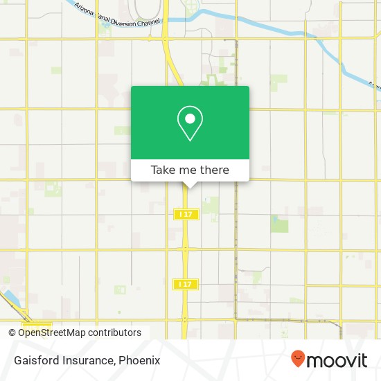 Gaisford Insurance map