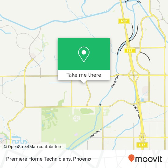 Premiere Home Technicians map