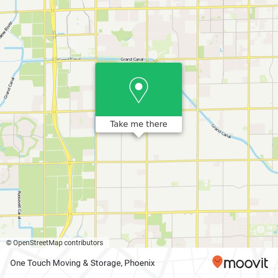 Mapa de One Touch Moving & Storage