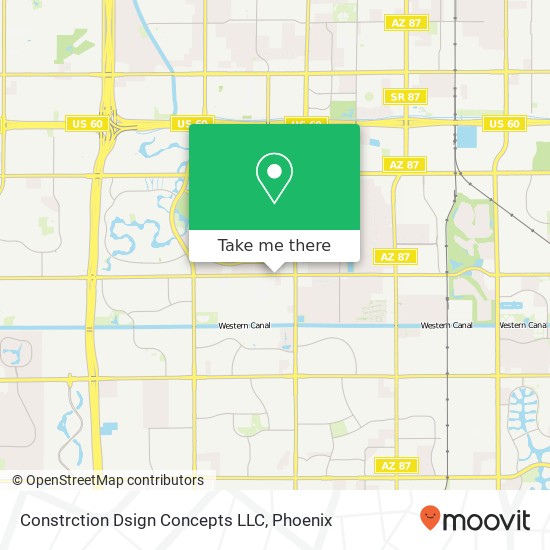 Mapa de Constrction Dsign Concepts LLC