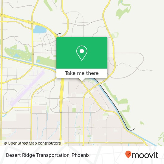 Mapa de Desert Ridge Transportation