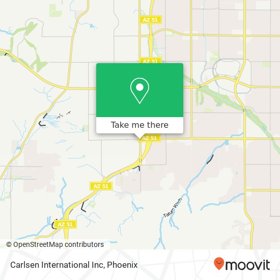 Mapa de Carlsen International Inc