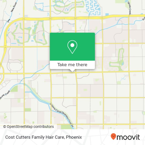 Cost Cutters Family Hair Care map