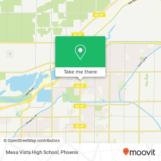 Mesa Vista High School map