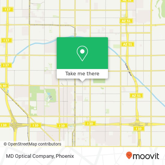 MD Optical Company map