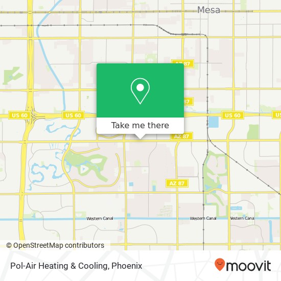 Pol-Air Heating & Cooling map