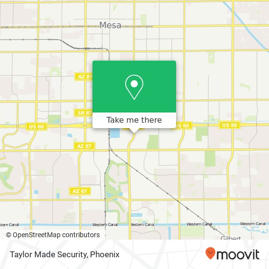 Taylor Made Security map