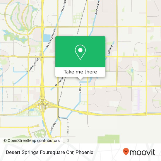 Desert Springs Foursquare Chr map