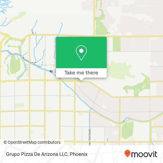 Mapa de Grupo Pizza De Arizona LLC