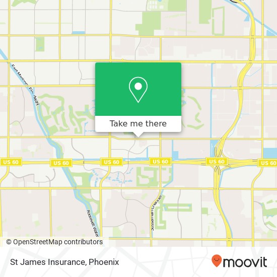 St James Insurance map