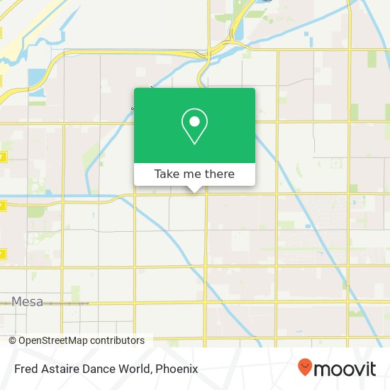 Fred Astaire Dance World map