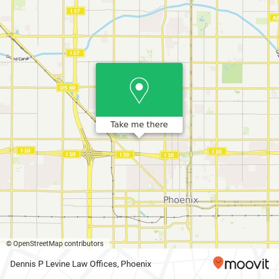 Dennis P Levine Law Offices map