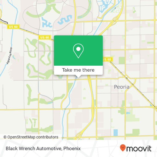 Black Wrench Automotive map